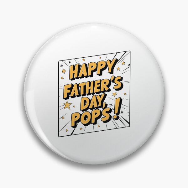 Item preview, Nostalgic Father's Day Comic Strip: Happy Father's Day, Pops! designed and sold by HahaHandlesHub.