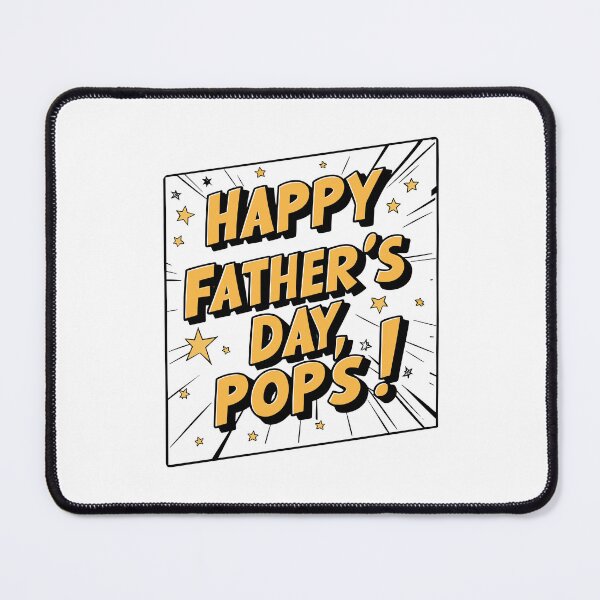 Item preview, Nostalgic Father's Day Comic Strip: Happy Father's Day, Pops! designed and sold by HahaHandlesHub.