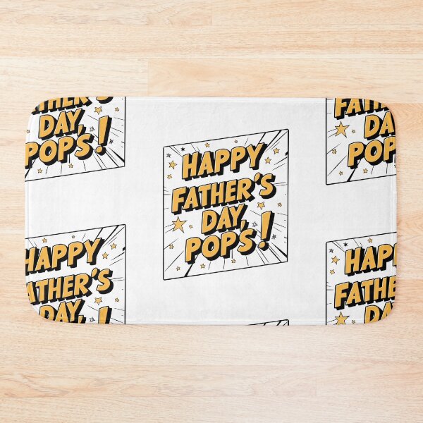 Item preview, Nostalgic Father's Day Comic Strip: Happy Father's Day, Pops! designed and sold by HahaHandlesHub.