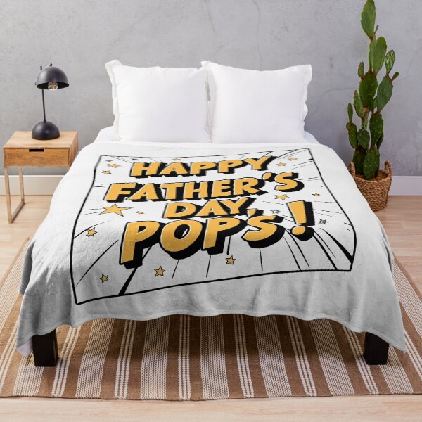 Item preview, Nostalgic Father's Day Comic Strip: Happy Father's Day, Pops! designed and sold by HahaHandlesHub.