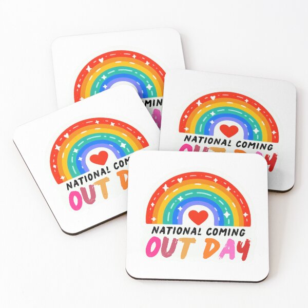 Item preview, National coming out day designed and sold by tipitoes.
