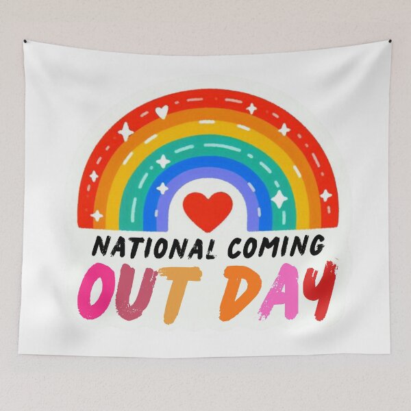 Item preview, National coming out day designed and sold by tipitoes.