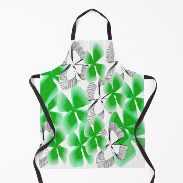 Item preview, green and white four petals flowers designed and sold by Nature Nblossom.