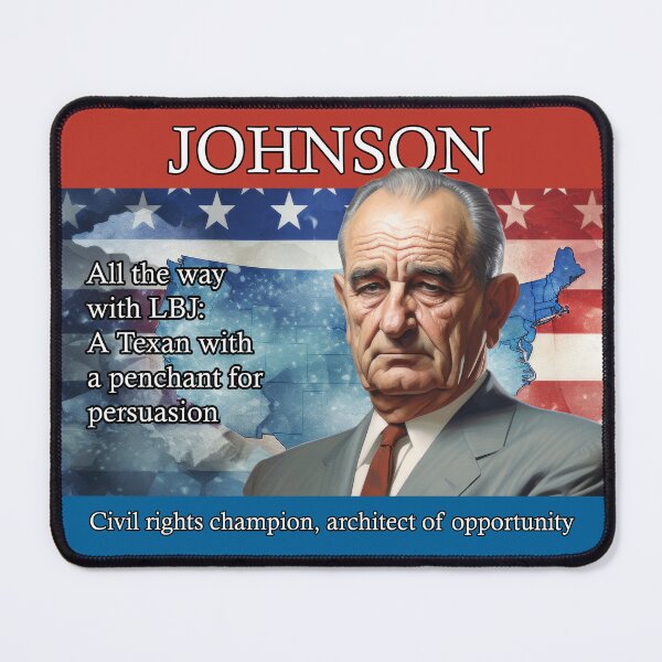 Item preview, Lyndon Johnson Electoral Poster designed and sold by Static-Panda.