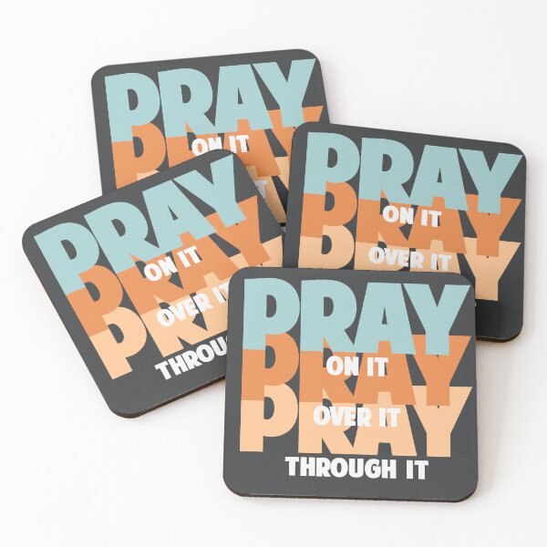 Item preview, Pray on it pray over it pray through it designed and sold by Colorfulman.