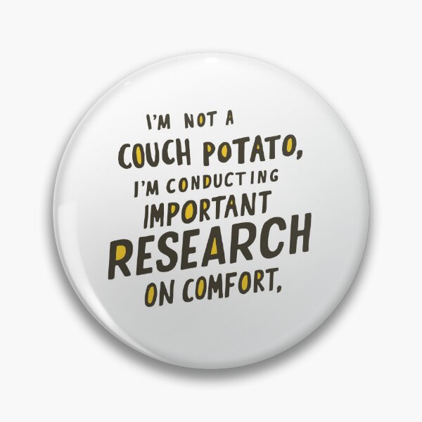 Item preview,  Comfort Research Father's Day Typography Art: Not a Couch Potato  designed and sold by HahaHandlesHub.