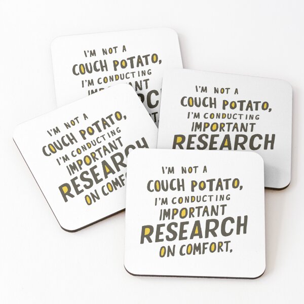 Item preview,  Comfort Research Father's Day Typography Art: Not a Couch Potato  designed and sold by HahaHandlesHub.