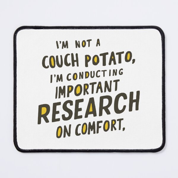 Item preview,  Comfort Research Father's Day Typography Art: Not a Couch Potato  designed and sold by HahaHandlesHub.