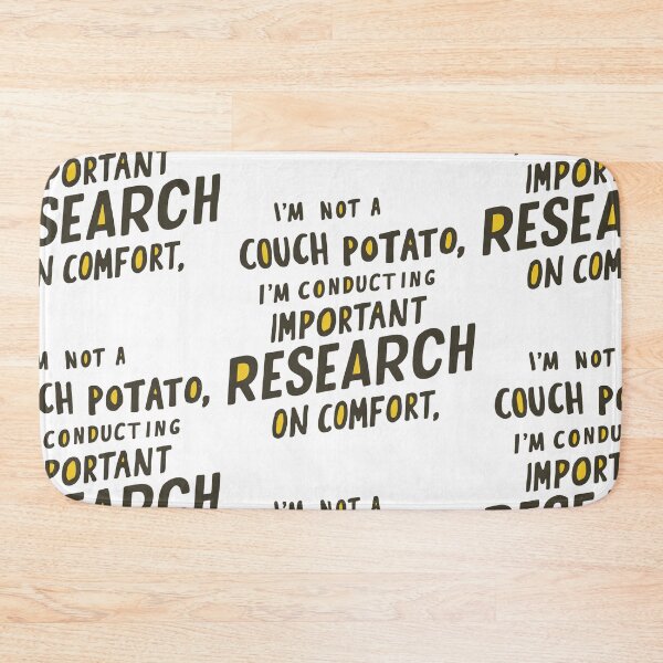 Item preview,  Comfort Research Father's Day Typography Art: Not a Couch Potato  designed and sold by HahaHandlesHub.