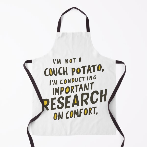 Item preview, Comfort Research Father's Day Typography Art: Not a Couch Potato designed and sold by HahaHandlesHub.
