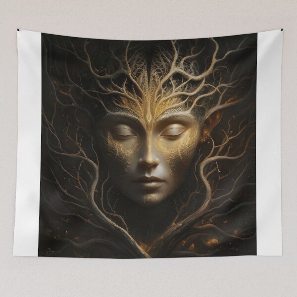 Item preview, Tree face. designed and sold by MyHappyArtShop.