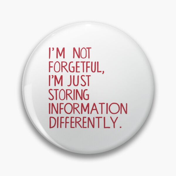 Item preview, Unique Memory Typography: Not Forgetful designed and sold by HahaHandlesHub.