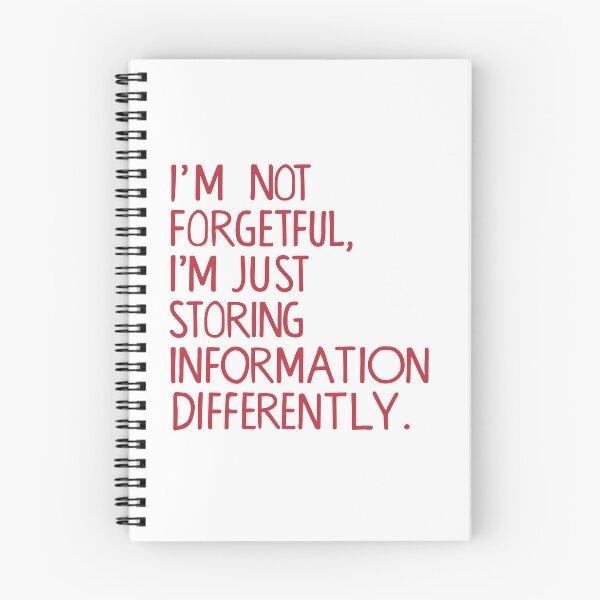 Item preview, Unique Memory Typography: Not Forgetful designed and sold by HahaHandlesHub.