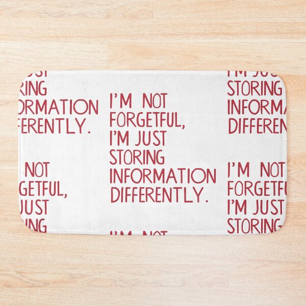 Item preview, Unique Memory Typography: Not Forgetful designed and sold by HahaHandlesHub.