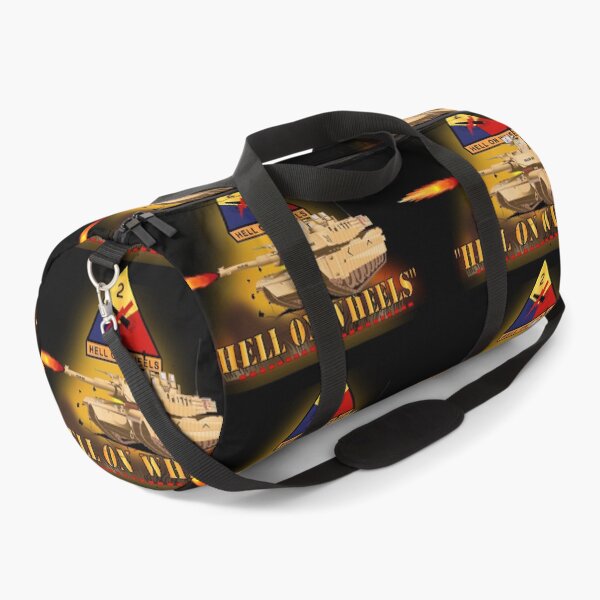 Item preview, Army - 2nd Armored Division  - M1A1 Tank  - Hell on Wheels w Fire X 300 designed and sold by Military Insignia Products.