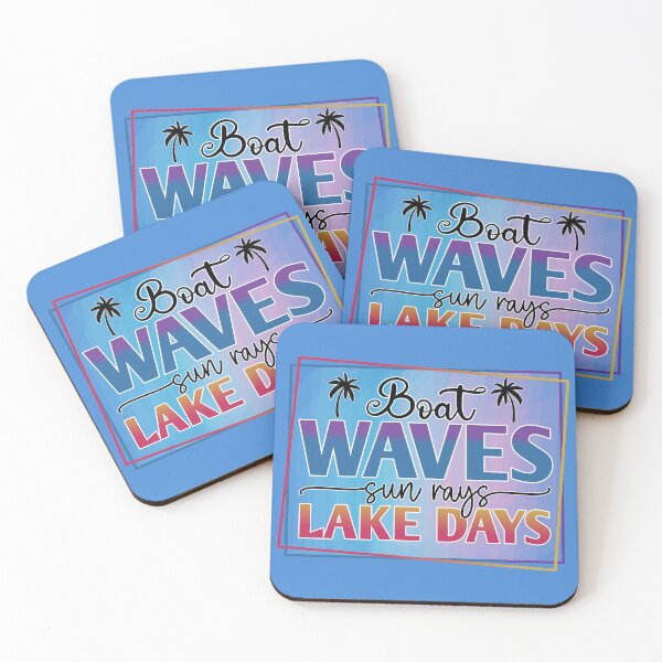 Item preview, Boat Waves Sun Rays Lake Days designed and sold by MarigoldandLily.