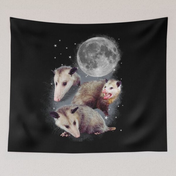 Item preview, possum under moon designed and sold by shirtwavestore.