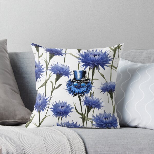 Item preview, Blue Cornflower lovers designed and sold by Yeyishop.