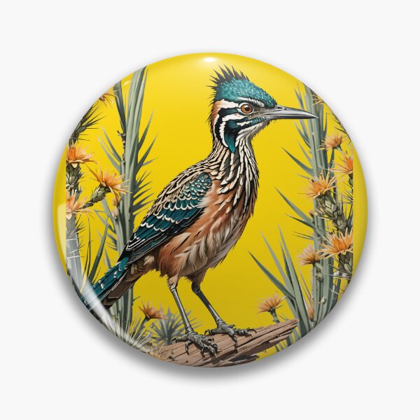 Item preview, Greater Roadrunner Surrounded By Yucca flower New Mexico State 2 designed and sold by taiche.
