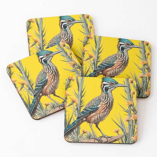 Item preview, Greater Roadrunner Surrounded By Yucca flower New Mexico State 2 designed and sold by taiche.