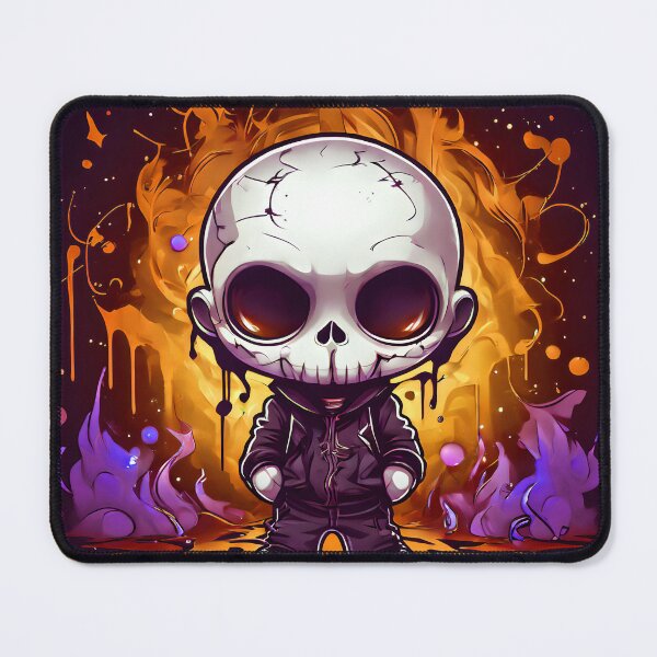 Item preview, Skullboy, fire, skeleton, chibi, cute, graffiti style, decoration, design, street art, creepy, street art, cartoon designed and sold by DigitEclectic.