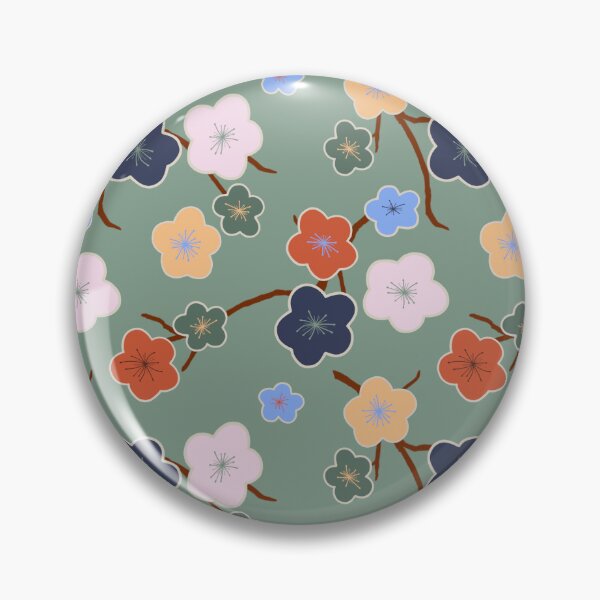 Item preview, Flower Garden (green) designed and sold by Arts and Herbs.