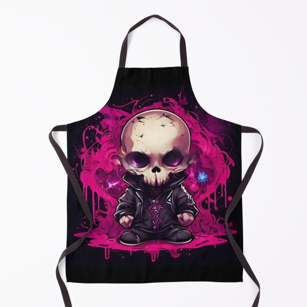 Item preview, Purple Skullboy, grim, macabre, skeleton, chibi, cute, graffiti style, decoration, design, street art, creepy, street art, cartoon designed and sold by DigitEclectic.