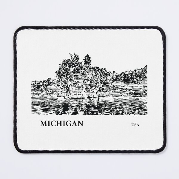 Item preview, Michigan USA designed and sold by Lakeric Cityscapes.