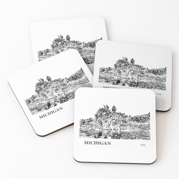 Item preview, Michigan USA designed and sold by Lakeric Cityscapes.
