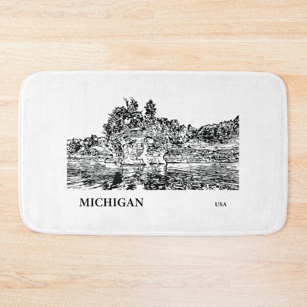 Item preview, Michigan USA designed and sold by Lakeric Cityscapes.