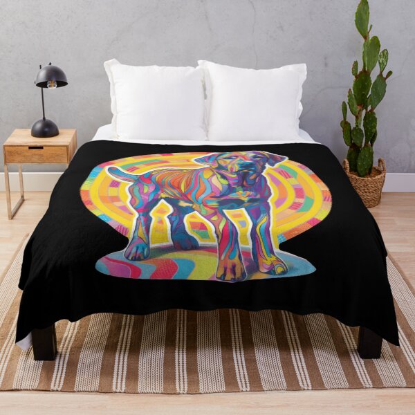 Item preview, Colorful abstract Labrador Retriever designed and sold by FlowersColorful.