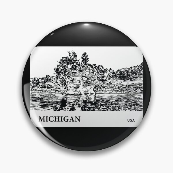 Item preview, Michigan USA designed and sold by Lakeric Cityscapes.