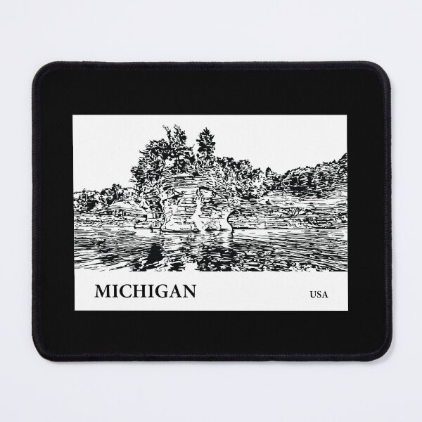 Item preview, Michigan USA designed and sold by Lakeric Cityscapes.