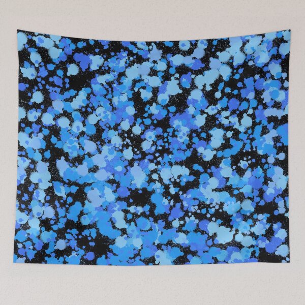 Item preview, Paint Splatters - Blue designed and sold by RedLeafPine.