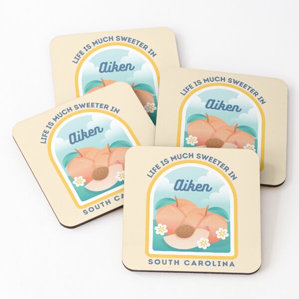 Item preview, Aiken South Carolina SC Peach Tourist Souvenir T-Shirt designed and sold by carolinafound.