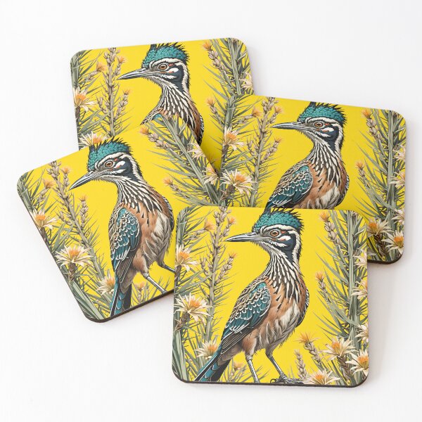 Item preview, Greater Roadrunner Surrounded By Yucca flower New Mexico State 3 designed and sold by taiche.