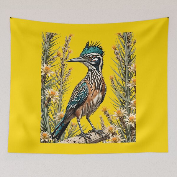 Item preview, Greater Roadrunner Surrounded By Yucca flower New Mexico State 3 designed and sold by taiche.