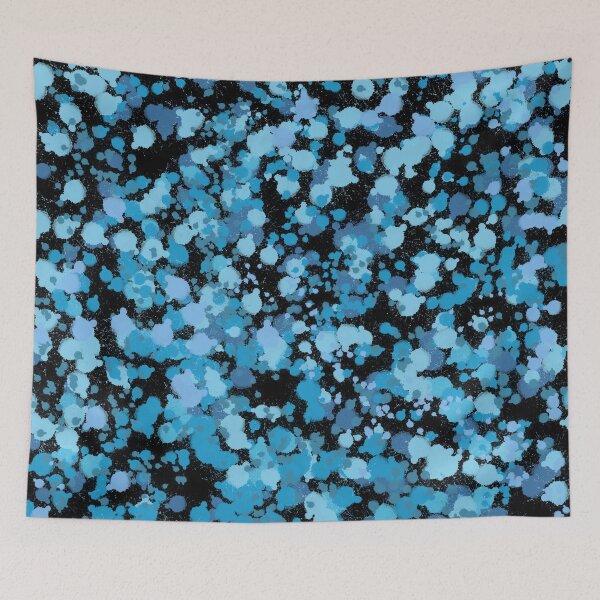 Item preview, Paint Splatters - Cyan designed and sold by RedLeafPine.