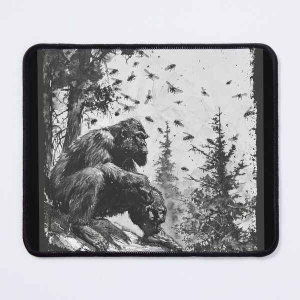 Item preview, Bigfoot and cicadas designed and sold by Beyond Tees.