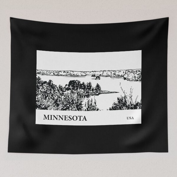 Artikelvorschau, Minnesota USA entworfen und verkauft von Lakeric Cityscapes.