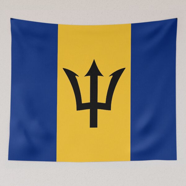 Item preview, Barbados Flag designed and sold by Candie-Shop.
