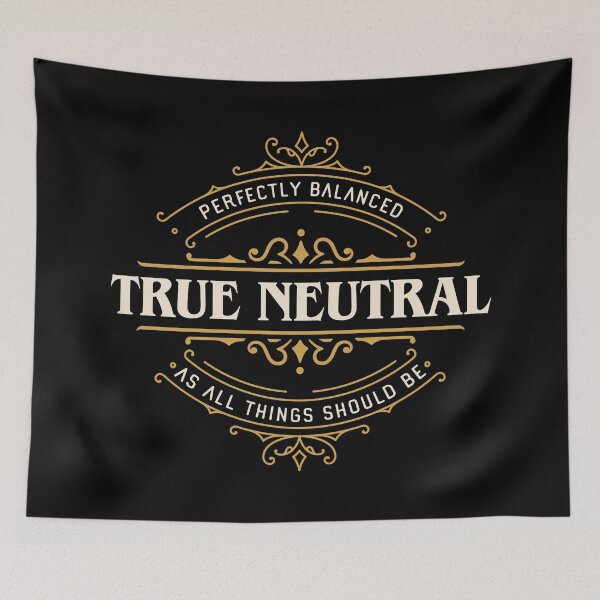 Item preview, True Neutral Funny Tabletop RPG Alignment designed and sold by pixeptional.