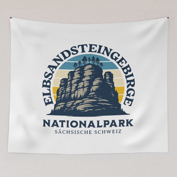 Item preview, Saxon Switzerland National Park Elbe Sandstone Mountains Climbing Hiking Biking designed and sold by Infinitee8hirts.