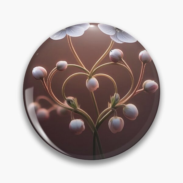 Item preview, Delicate flowers in heart shape designed and sold by bernhagen.