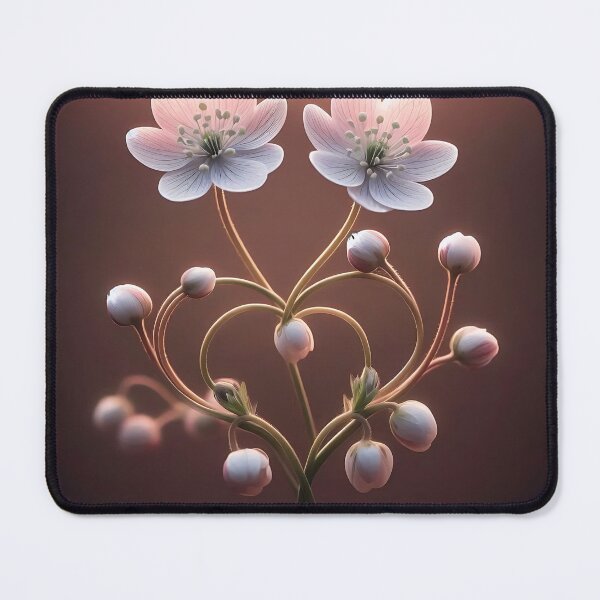 Item preview, Delicate flowers in heart shape designed and sold by bernhagen.