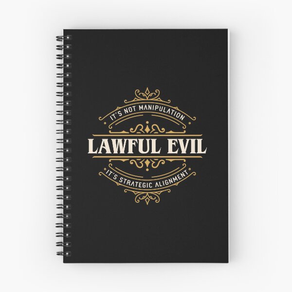 Item preview, Lawful Evil Funny Tabletop RPG Alignment designed and sold by pixeptional.