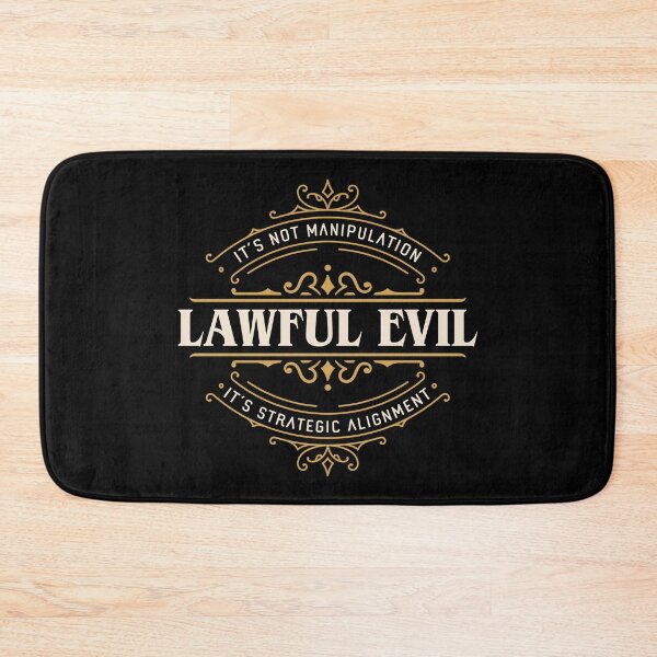 Item preview, Lawful Evil Funny Tabletop RPG Alignment designed and sold by pixeptional.