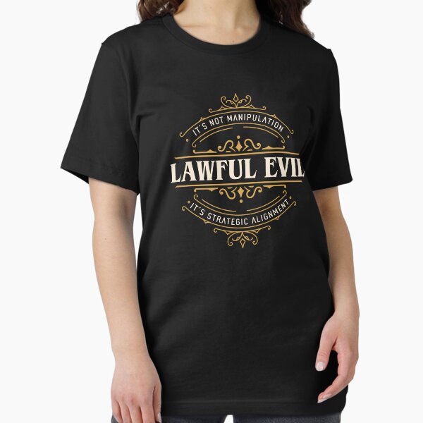 Item preview, Lawful Evil Funny Tabletop RPG Alignment designed and sold by pixeptional.