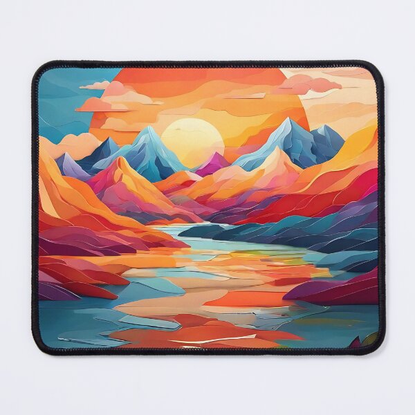 Item preview, Abstract Sunset Art designed and sold by Obsidian Ink by Wilshire.