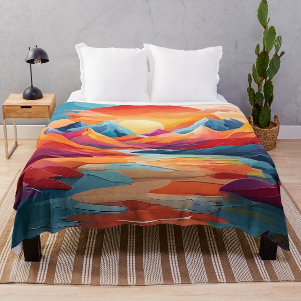 Item preview, Abstract Sunset Art designed and sold by Obsidian Ink by Wilshire.
